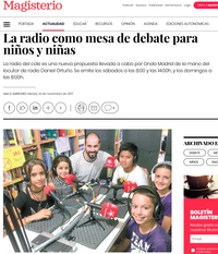 LA RADIO DEL COLE EN MAGISTERIO